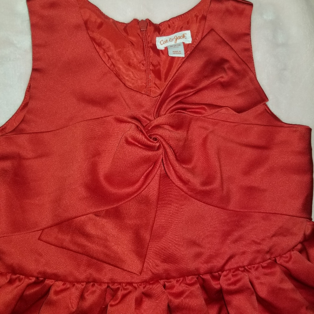 Cat & Jack Red Dress Size 7/8